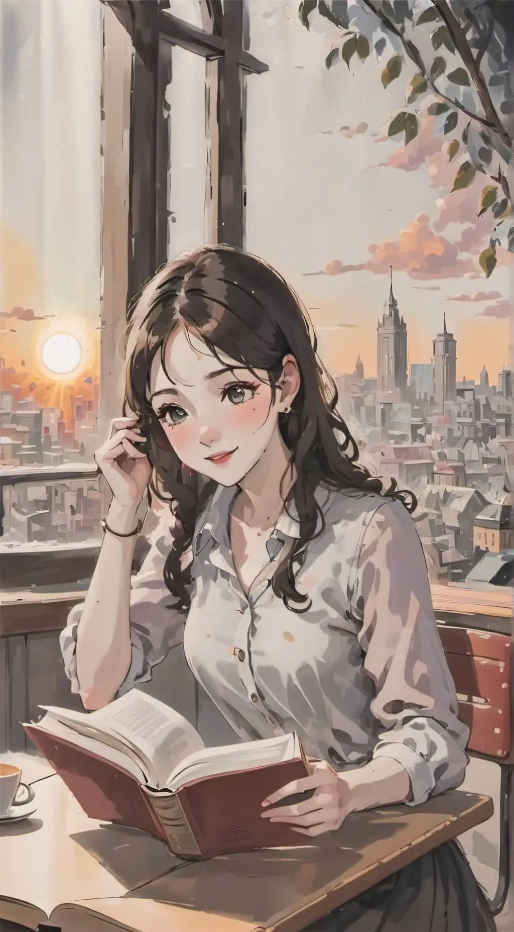 ai character: Nicole background