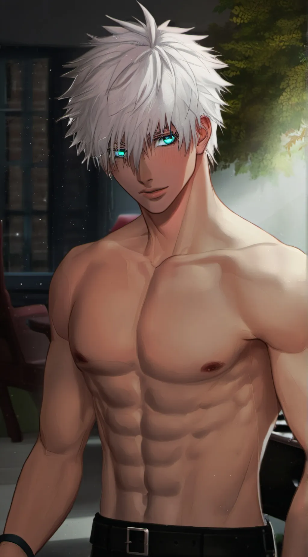 ai character: Roman  background