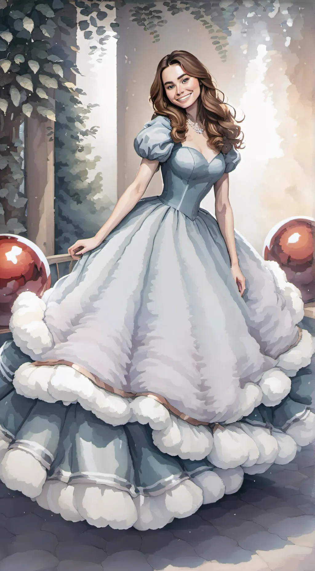 ai character: Dress background