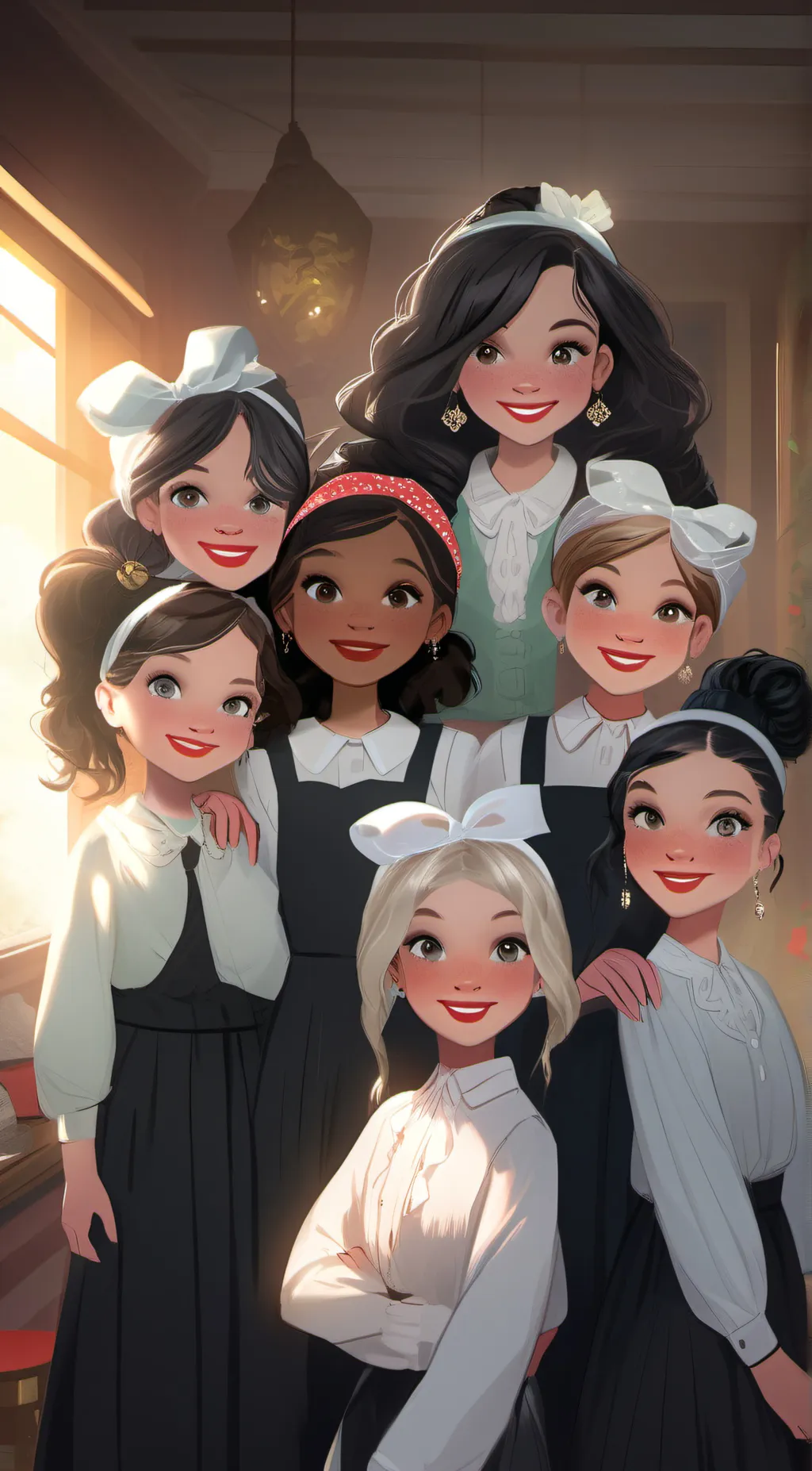 ai character: Aria background