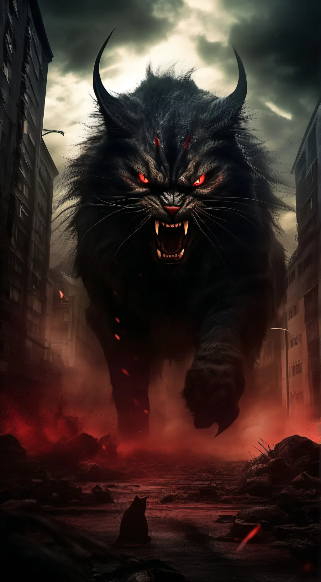 ai character: Fluffy 😡 background