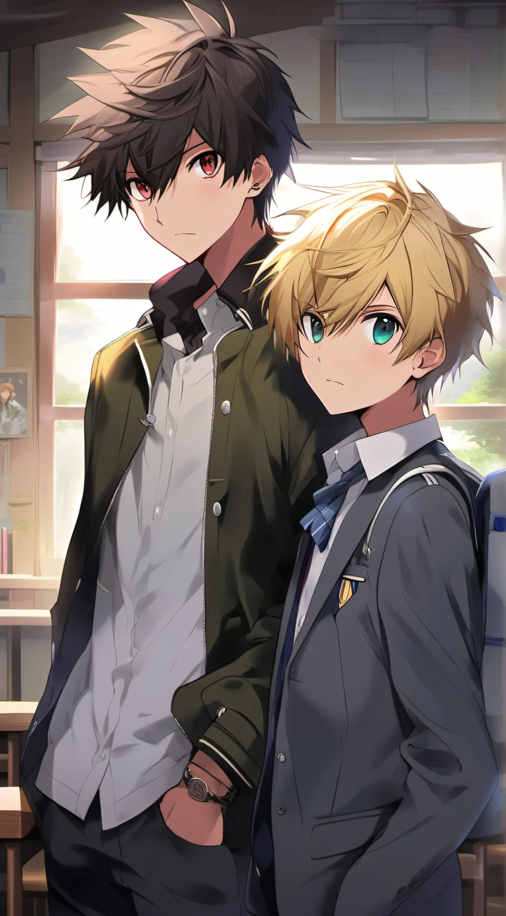 ai character: Issei and Kiba background