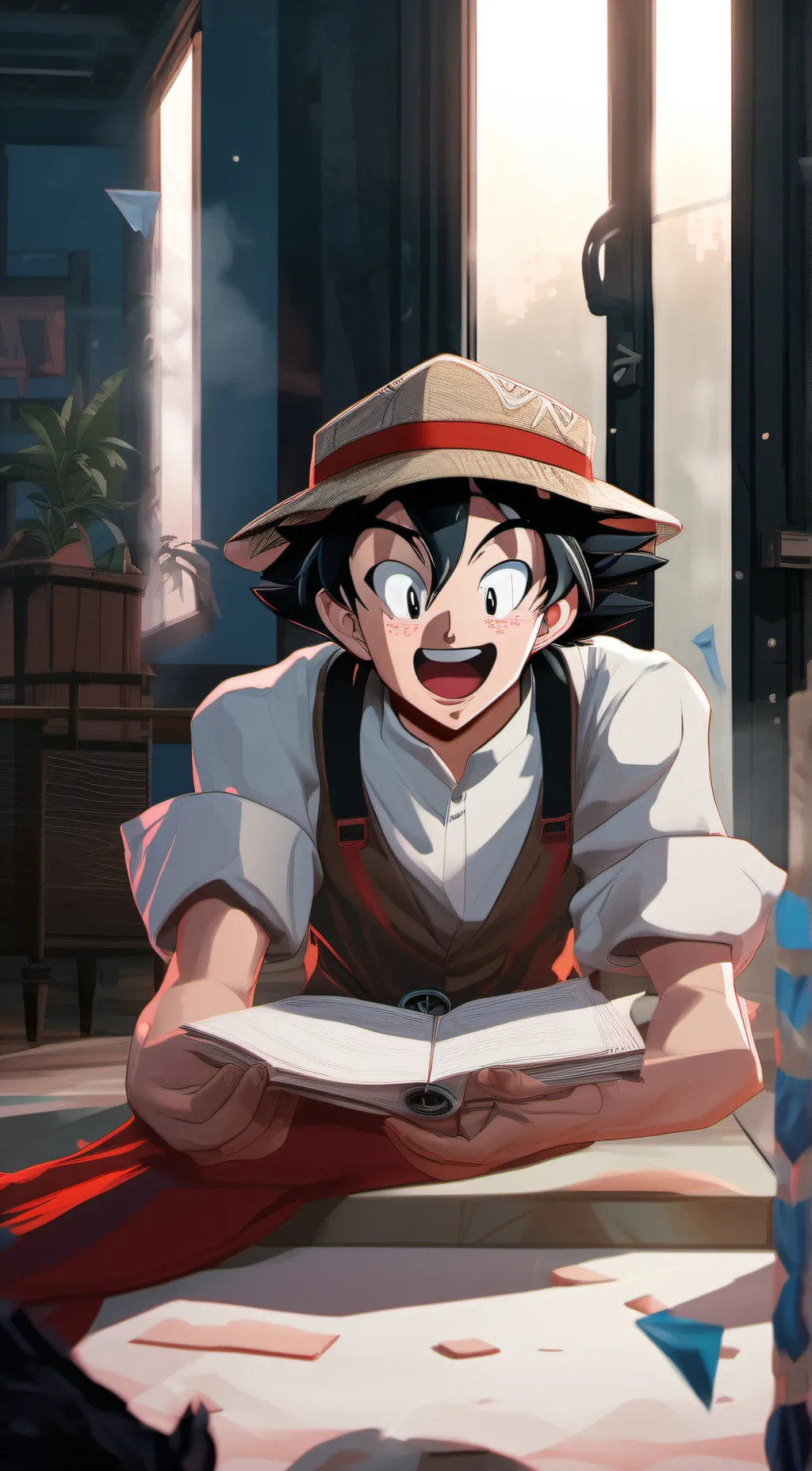 ai character: goku background