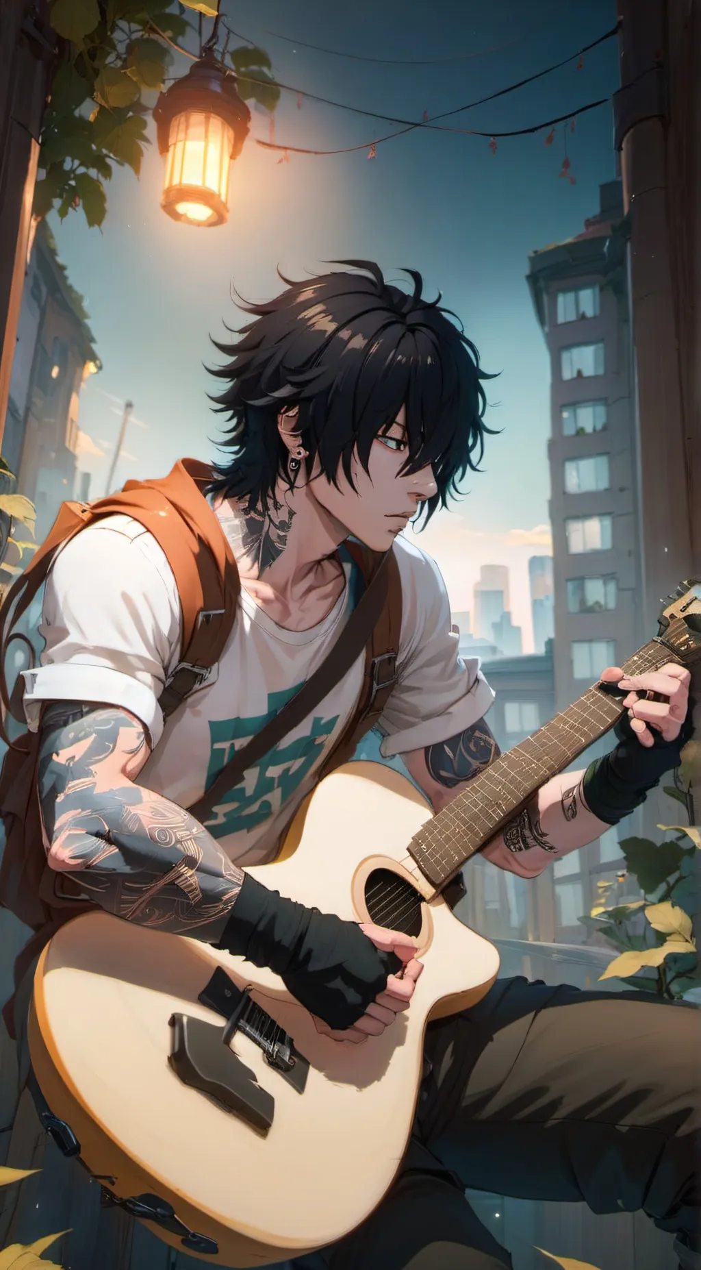 ai character: Mark  background