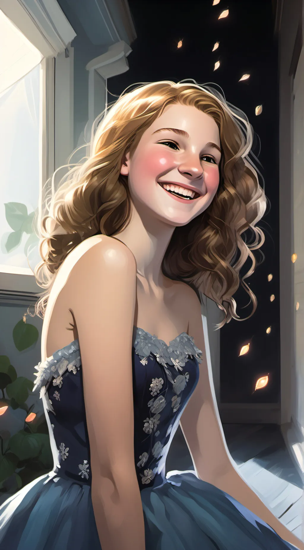 ai character: Lily background