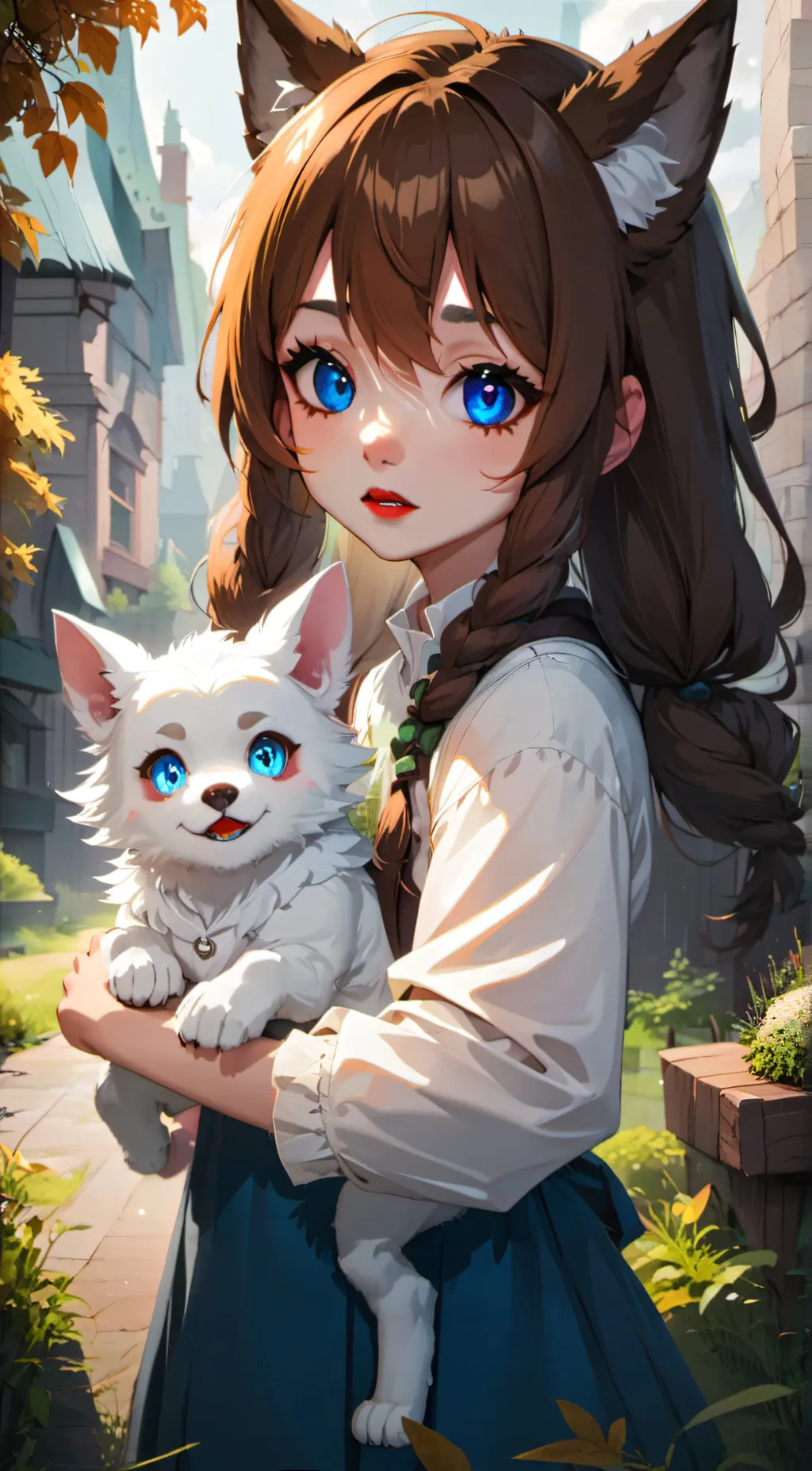 ai character: Lilly background