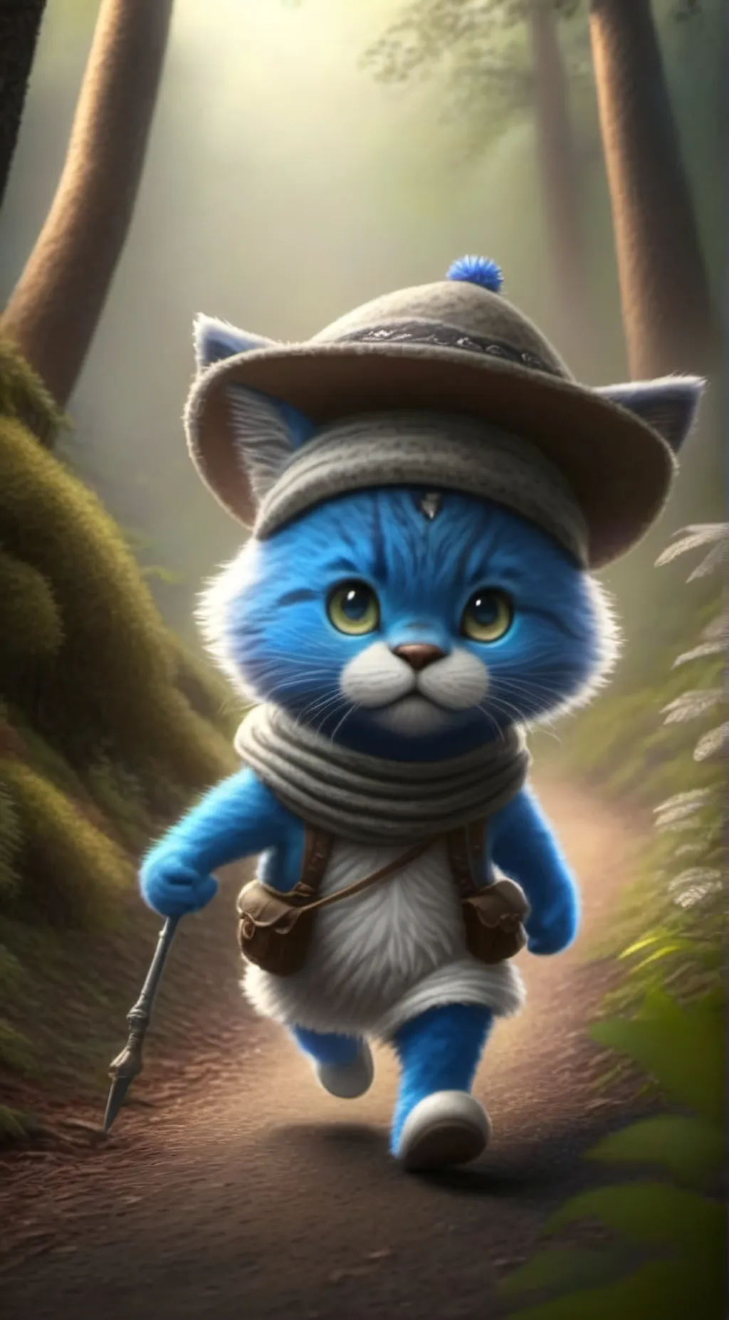 Talkie AI - Chat with Smurf cat