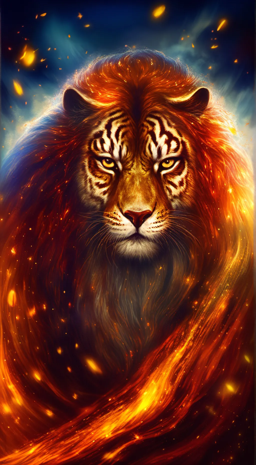 ai character: Tiger  background