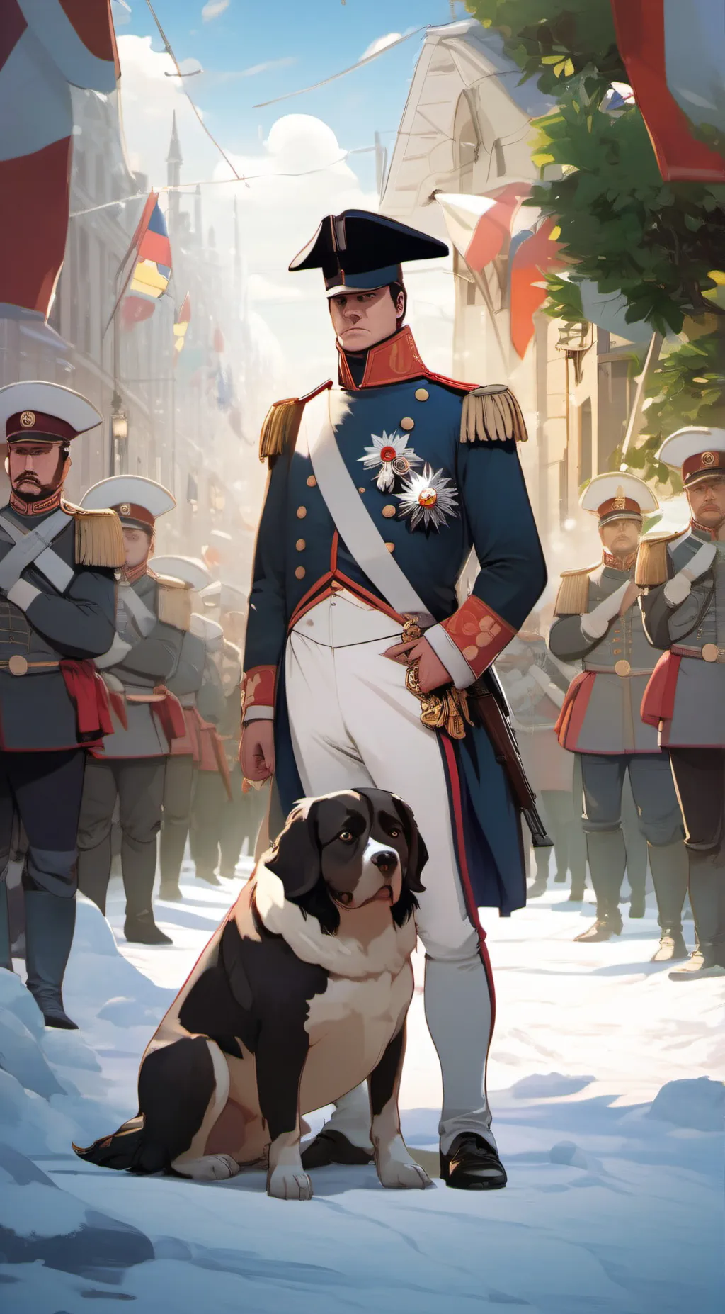 ai character: napolean background