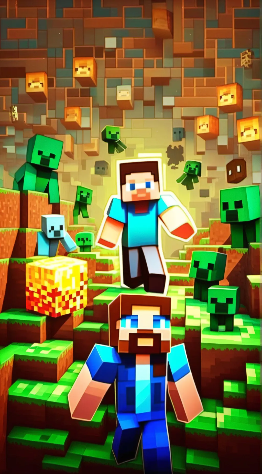 ai character: STEEVEE >:) background