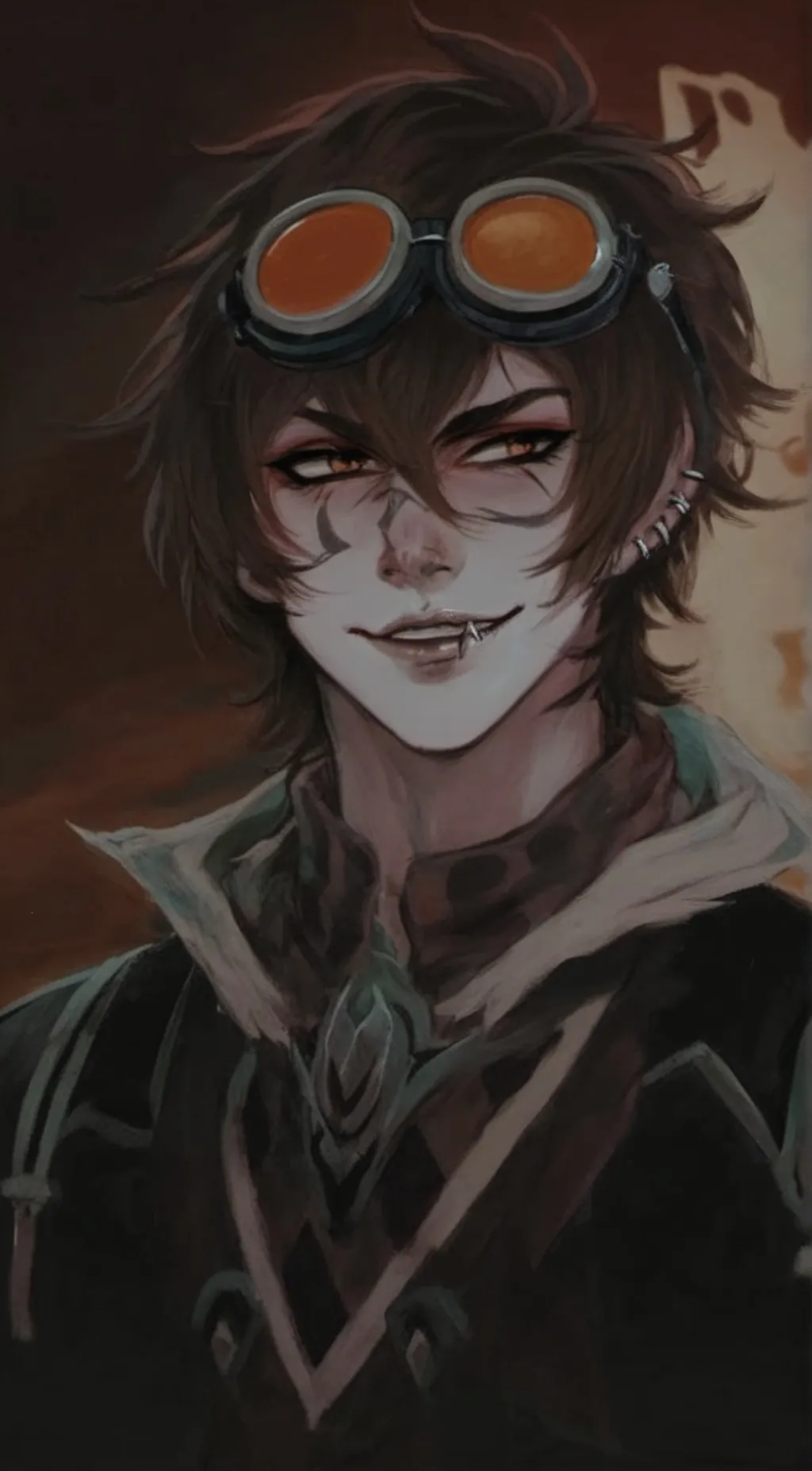 ai character: Ticci Toby background