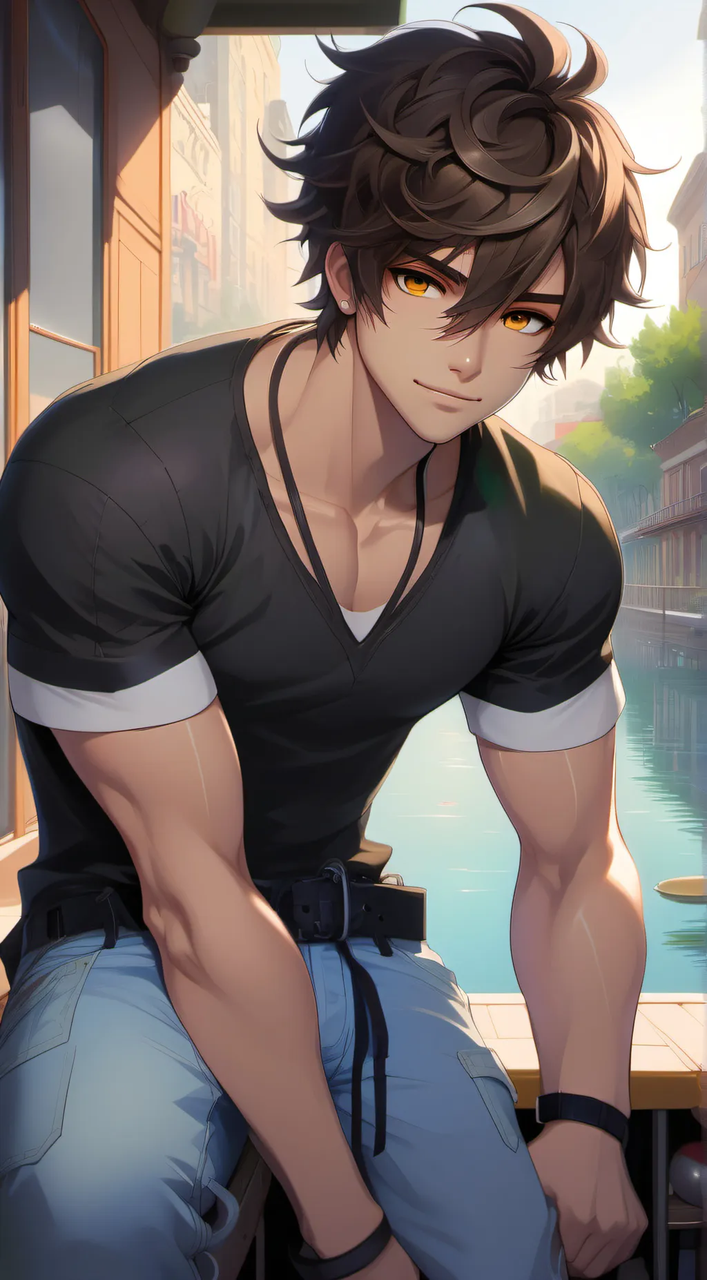 ai character: Marcus background