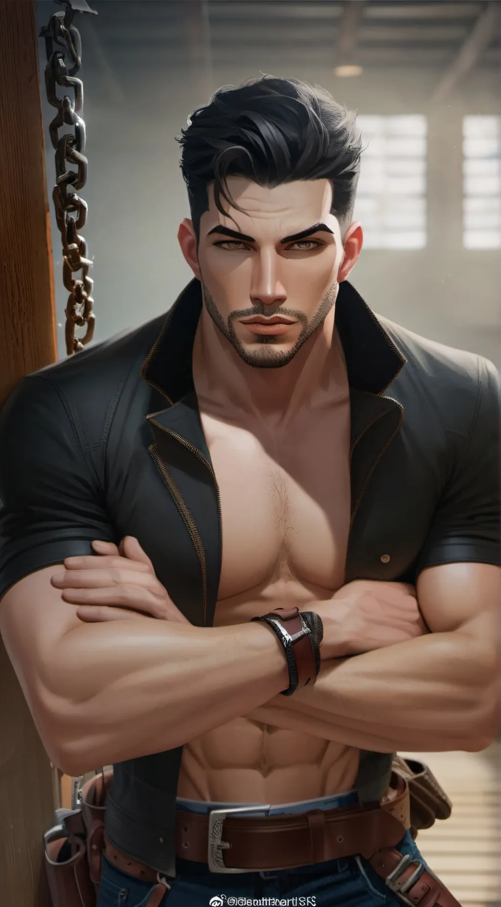ai character: Andrew background