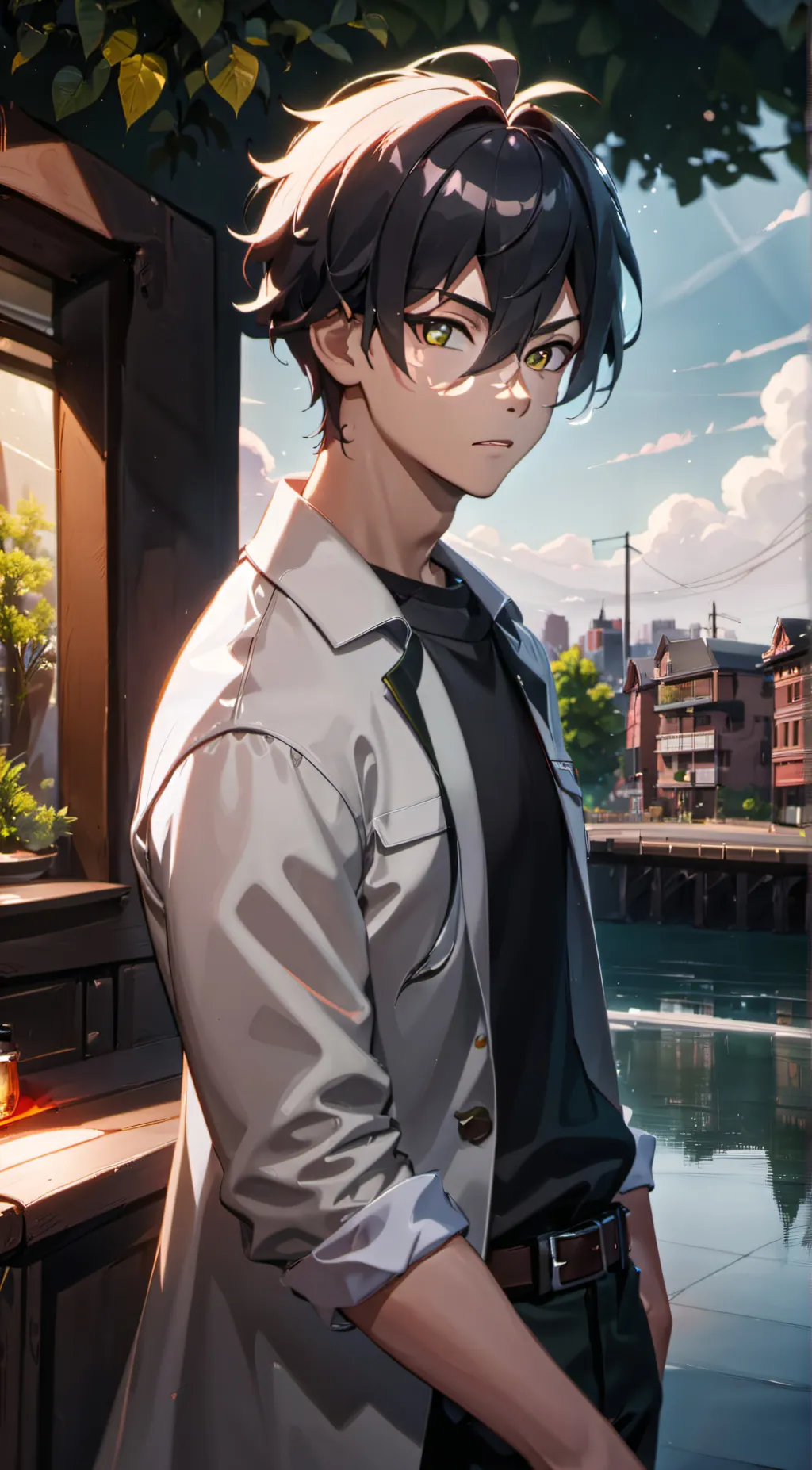 ai character: #Damien# background