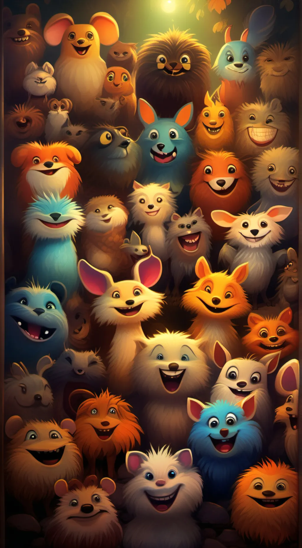 ai character: the smilingcritter background