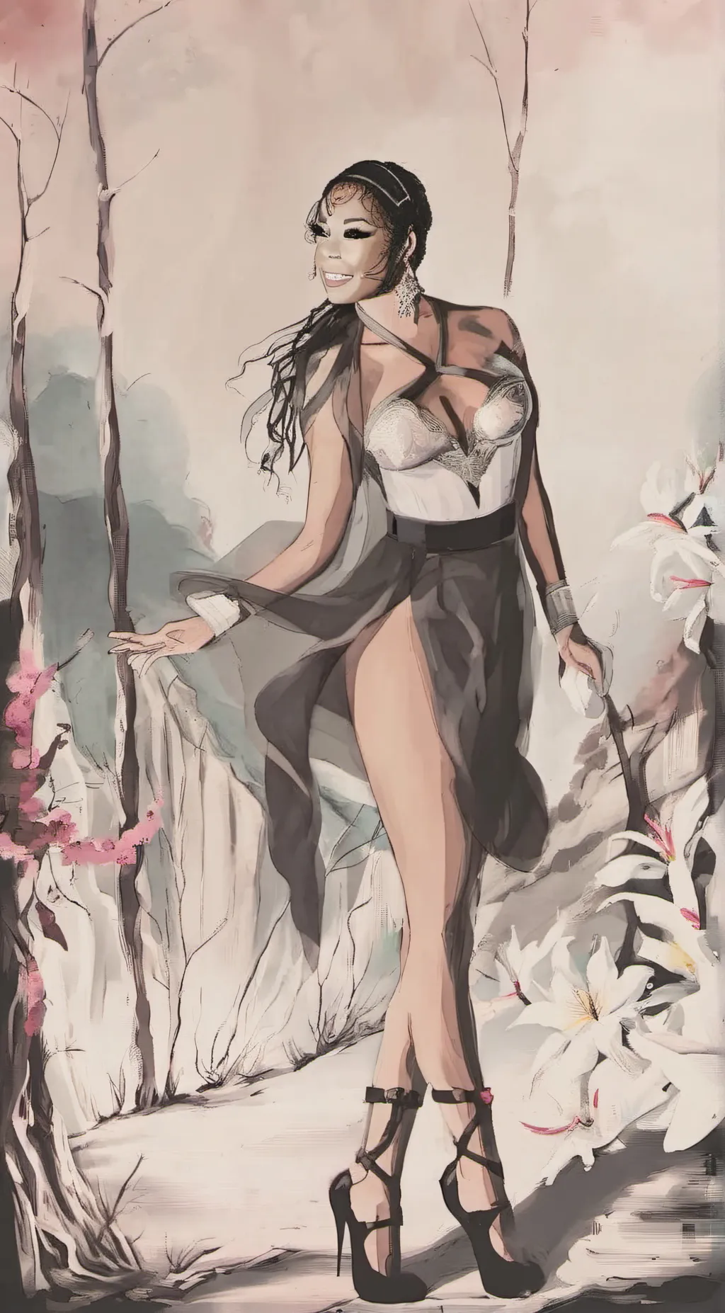 ai character: Baddie Kaitlyn background