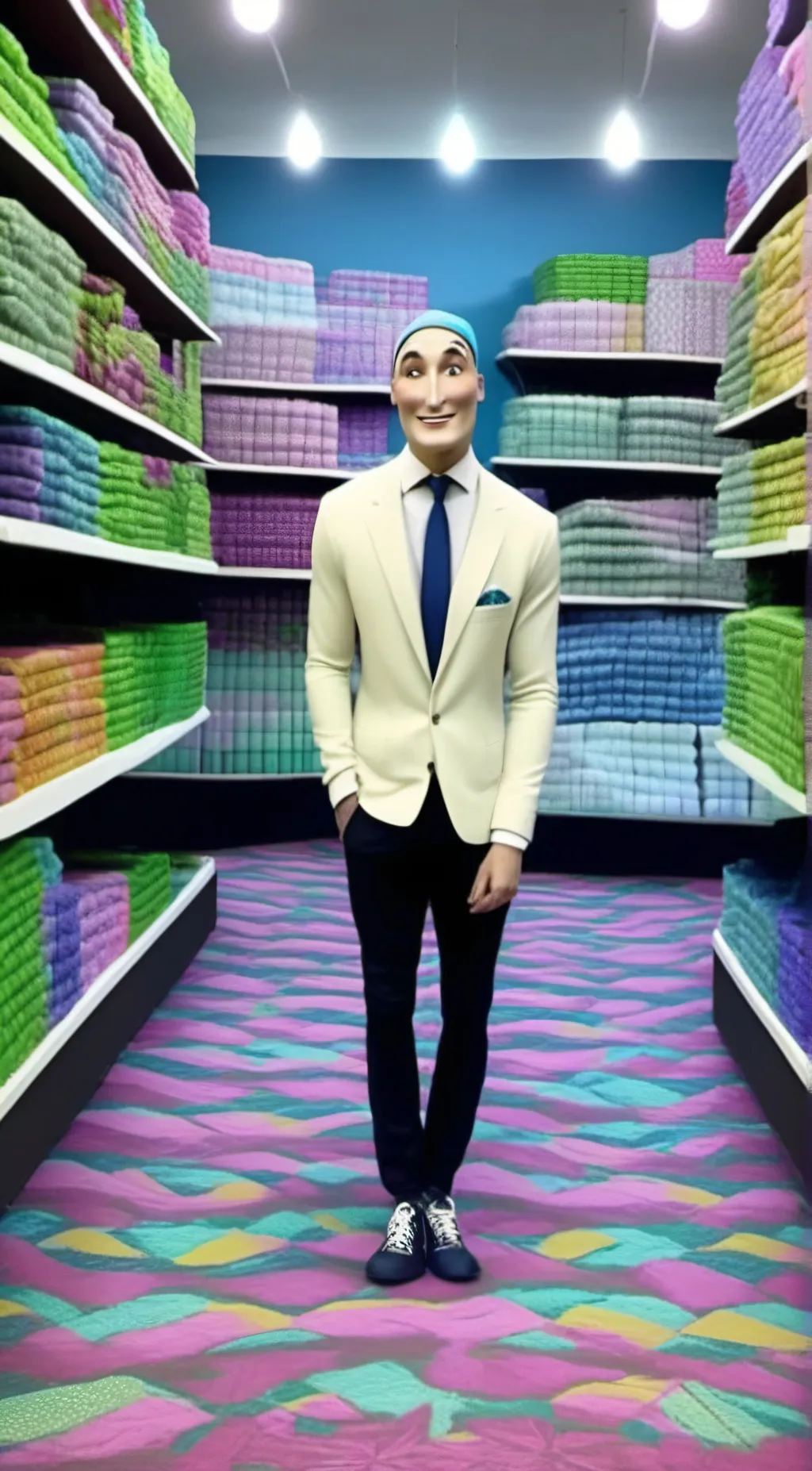 ai character: I’m coming  background