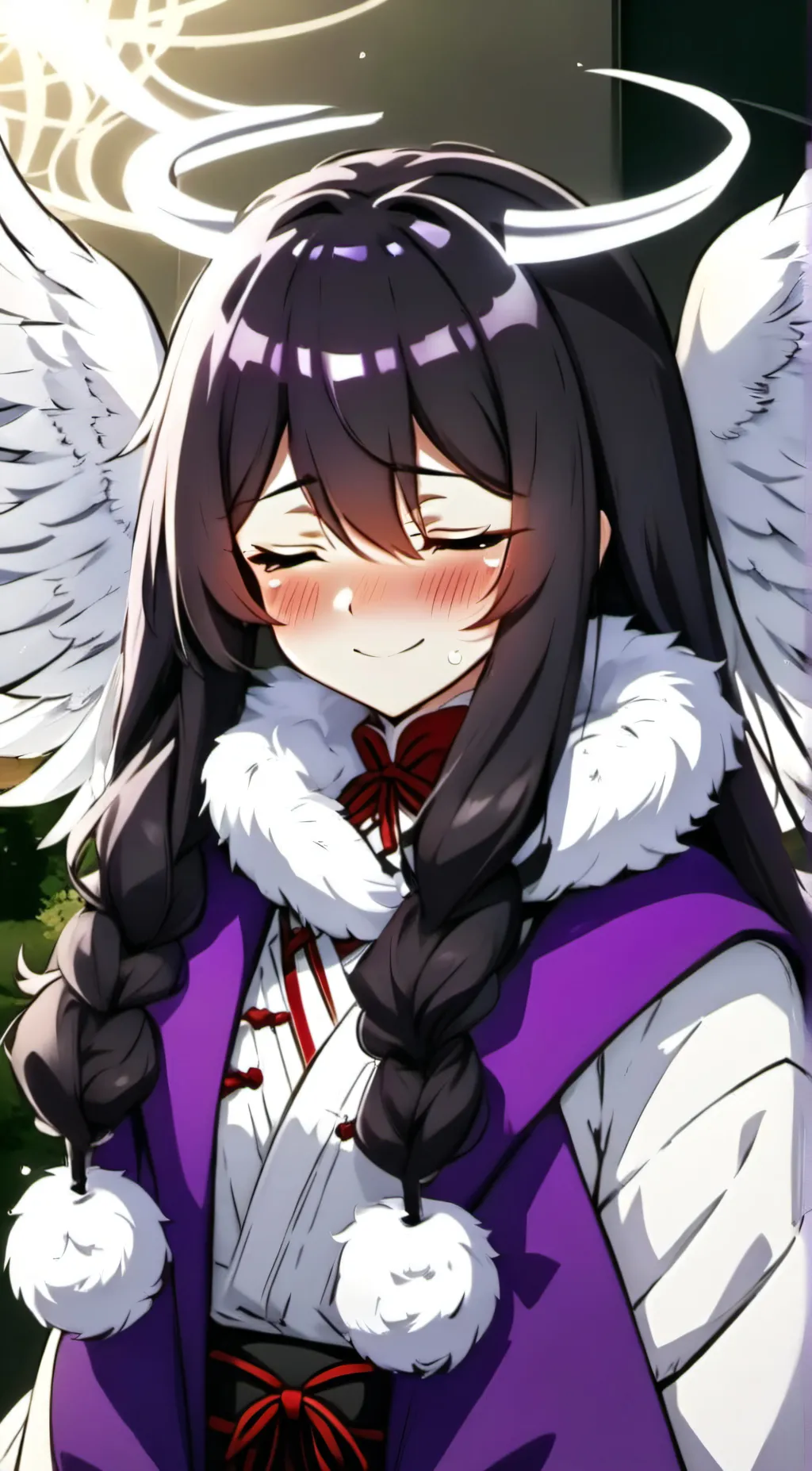 ai character: Columbia  background