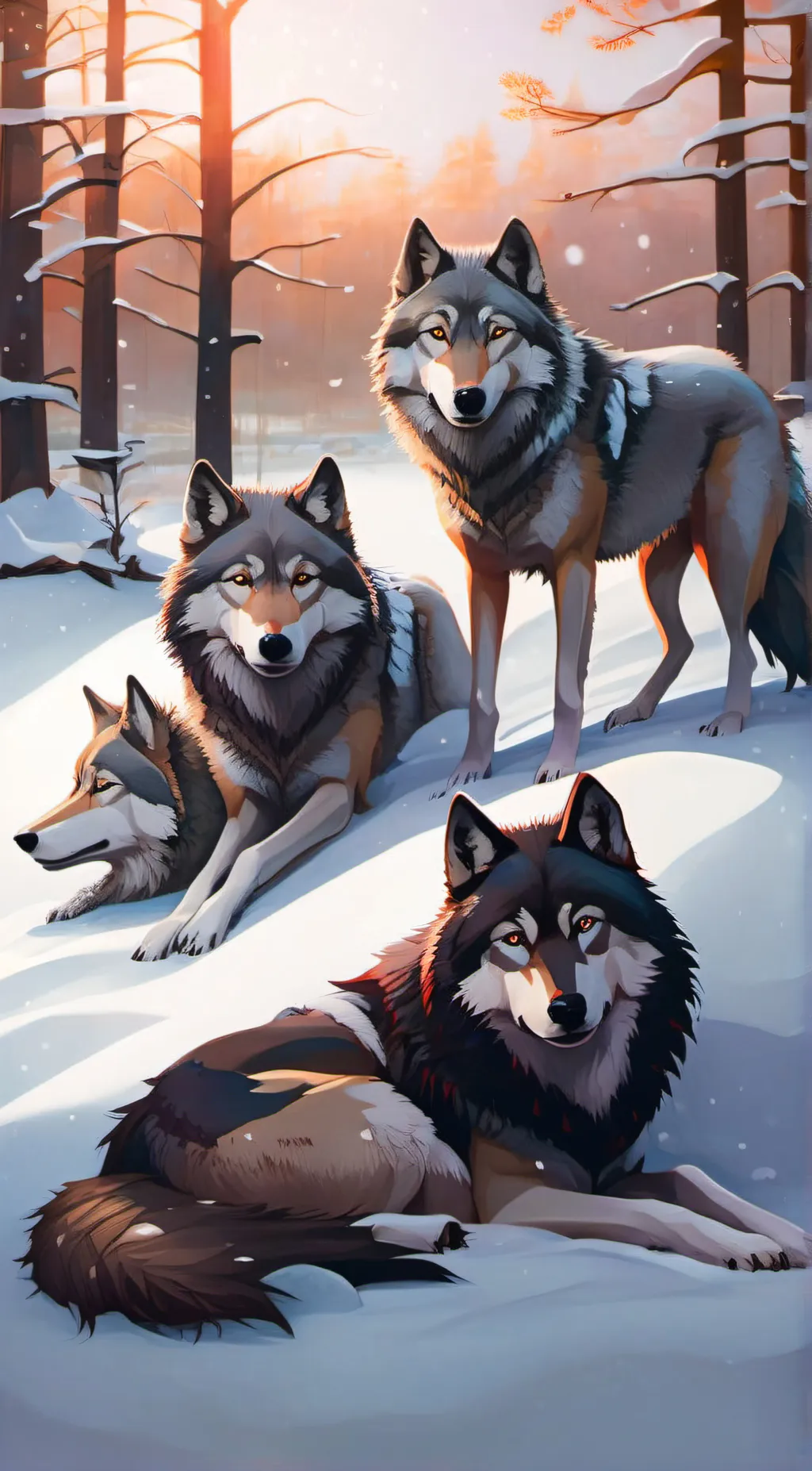 ai character: alpha  background