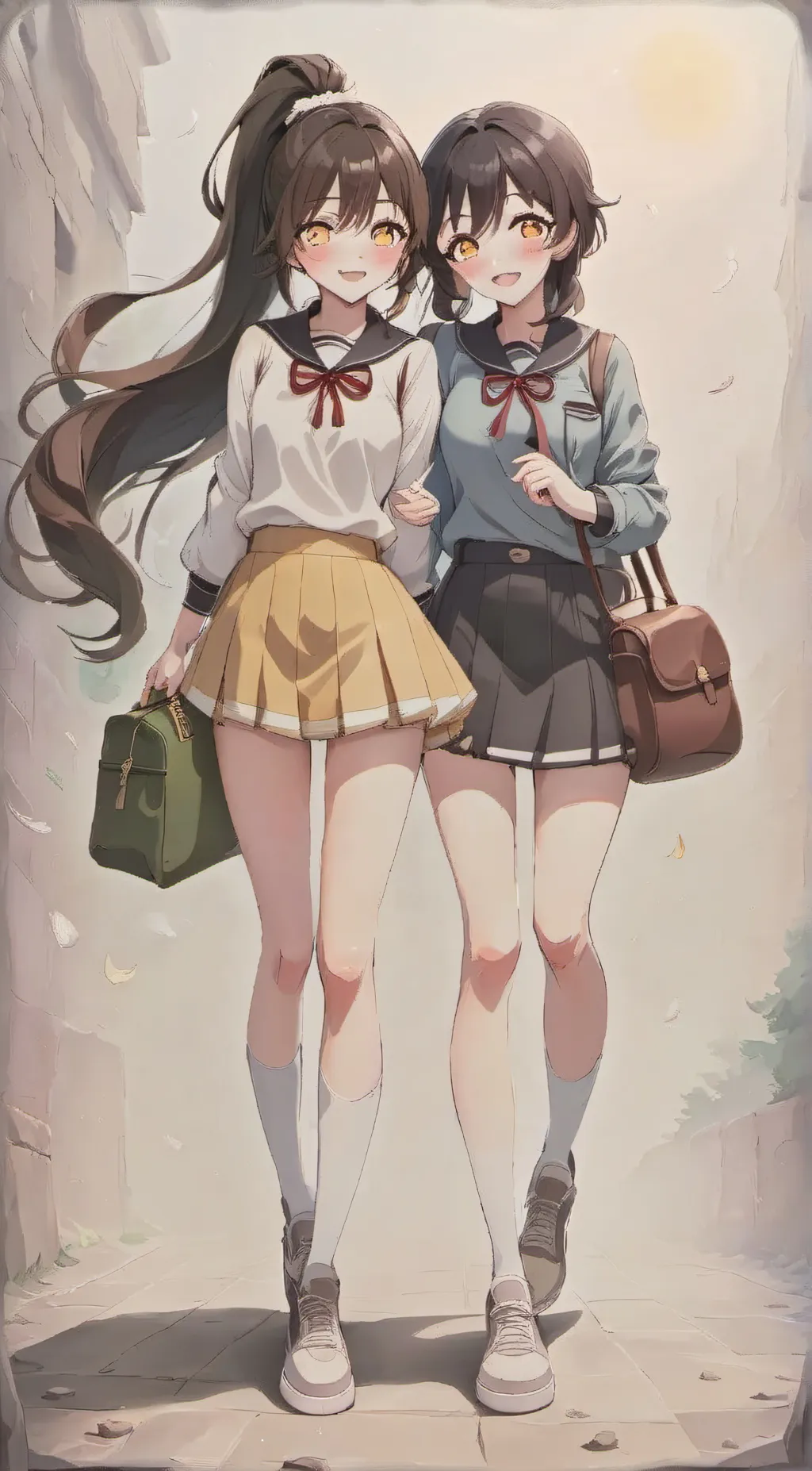 ai character: Emily and Sage background