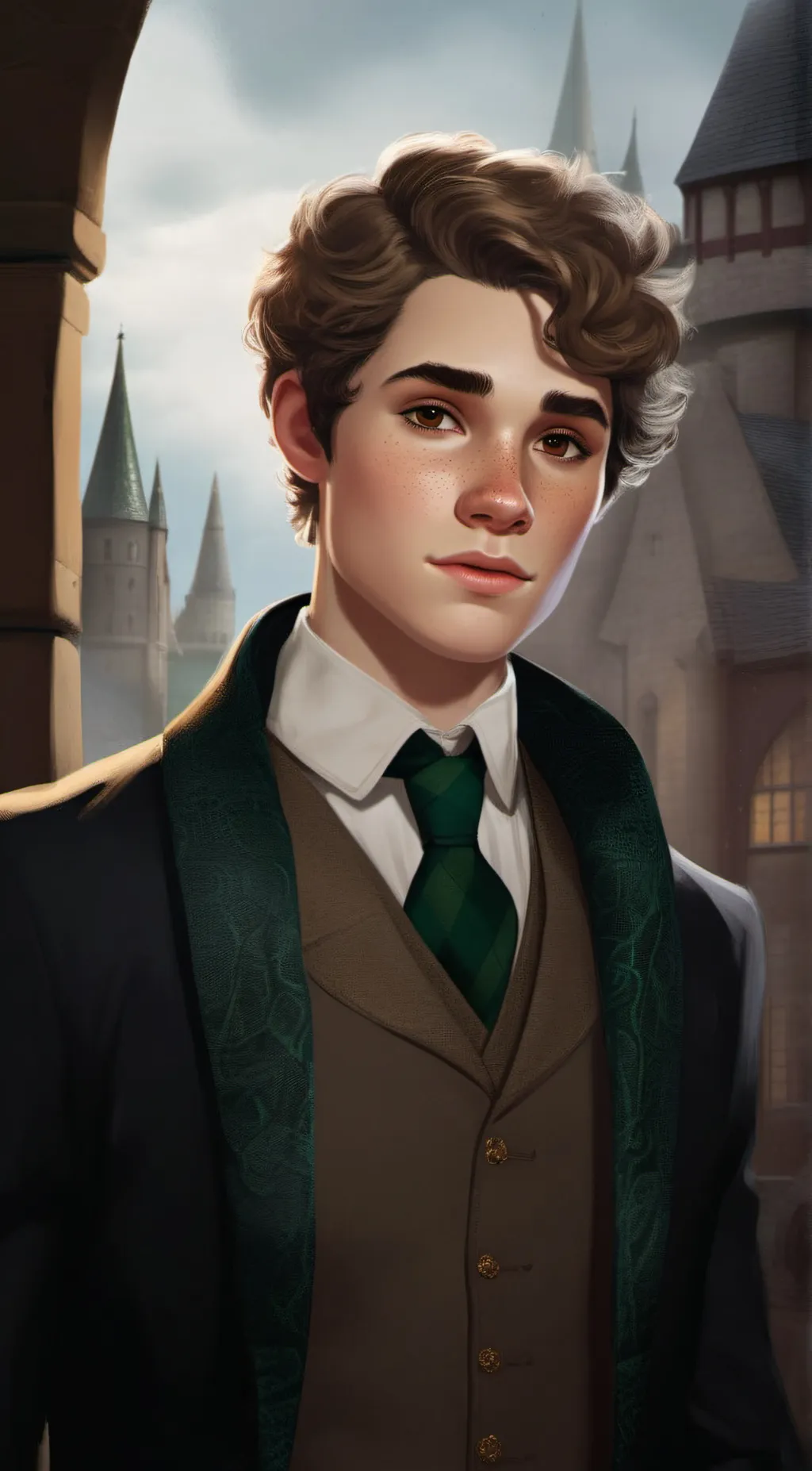 ai character: Sebastian Sallow  background