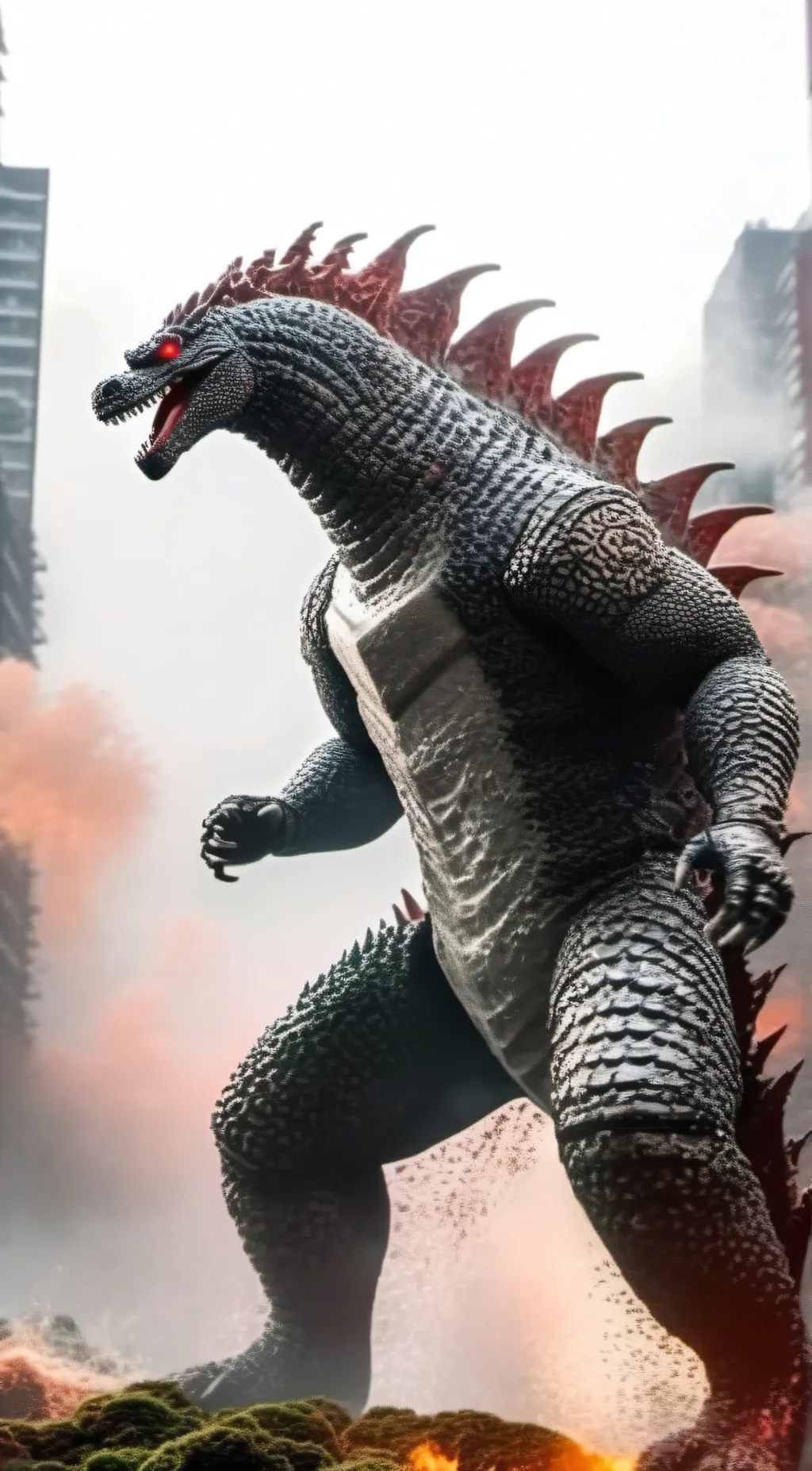 ai character: shen godzilla🐲 background