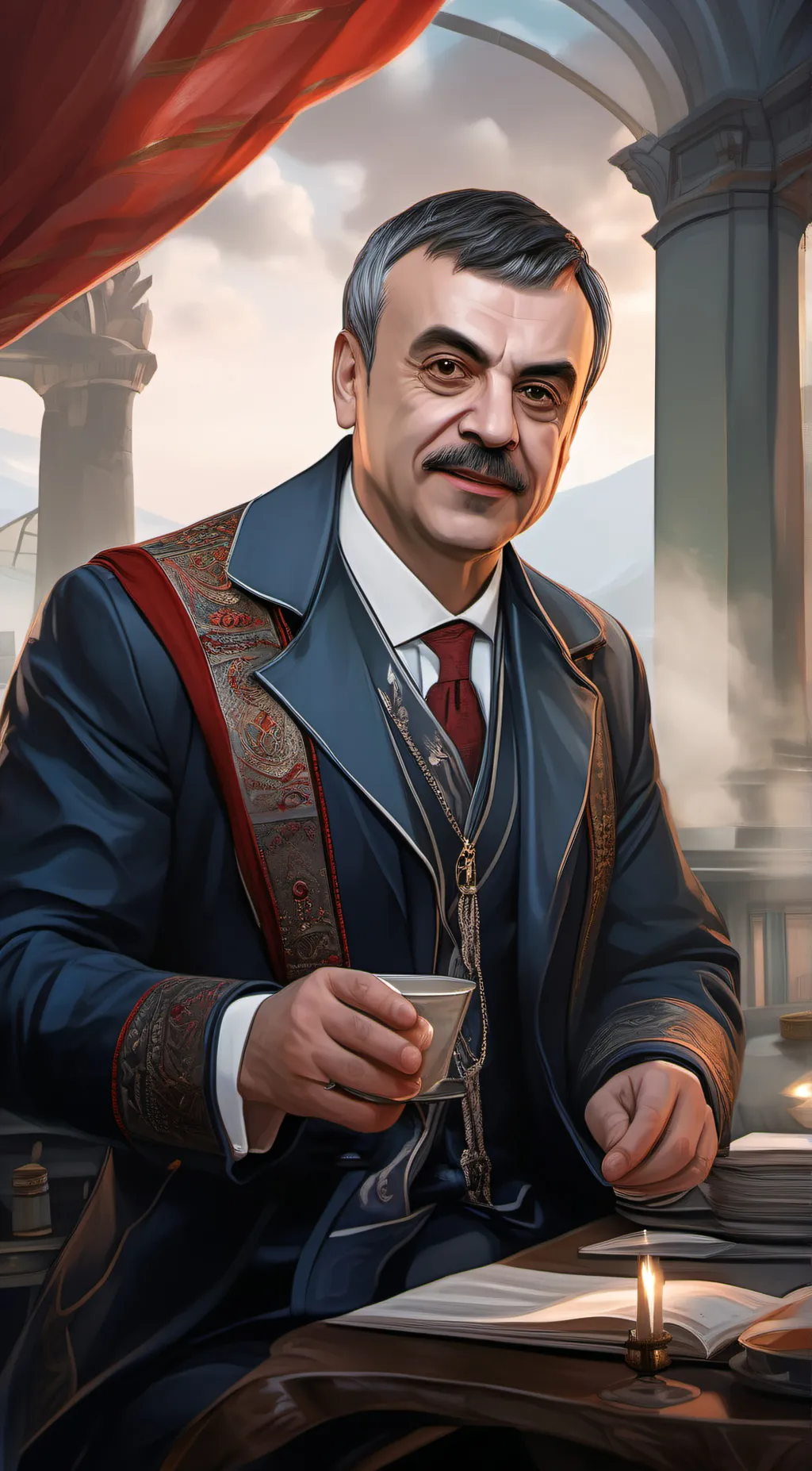 ai character: yusuf tekin background