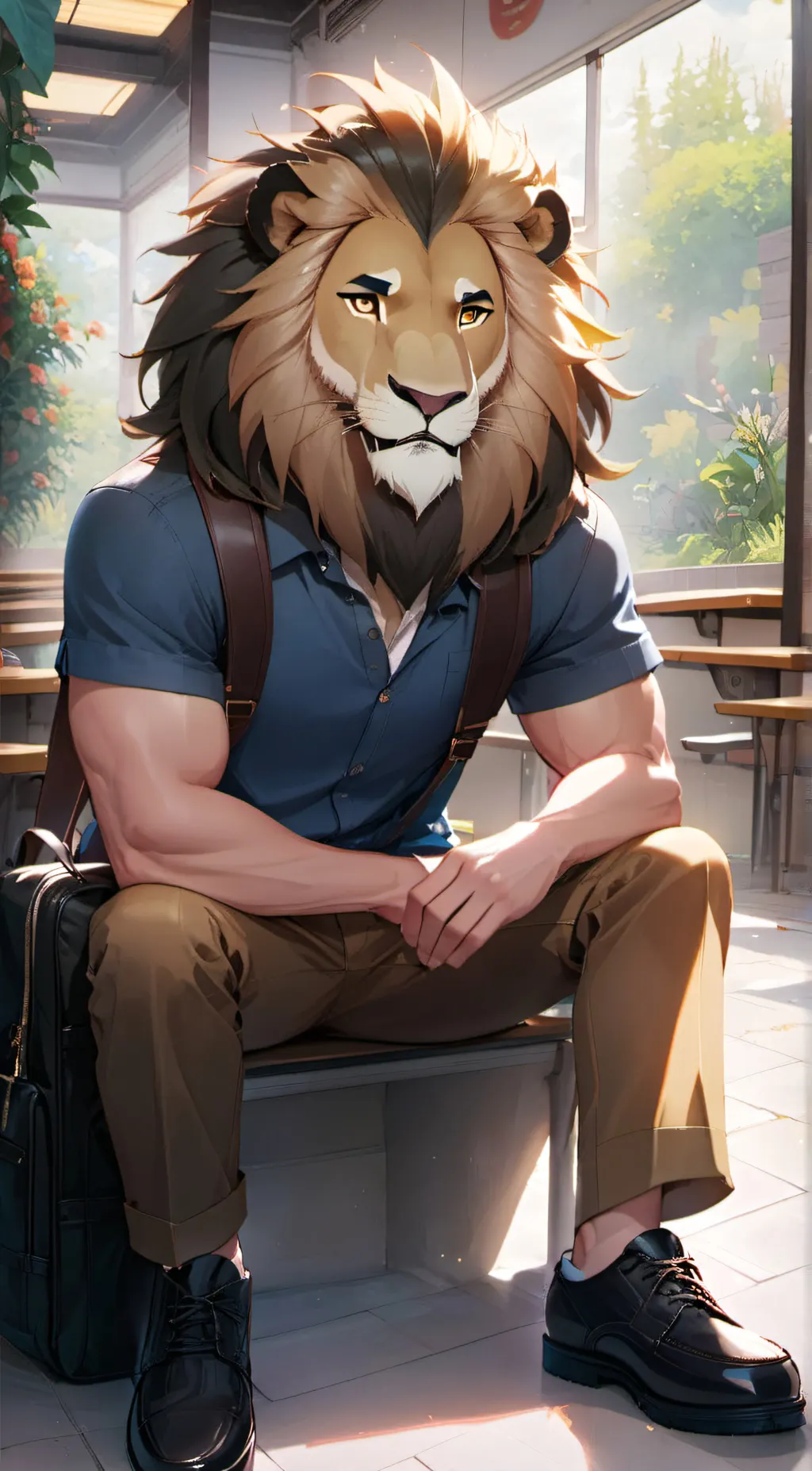 ai character: Simba background