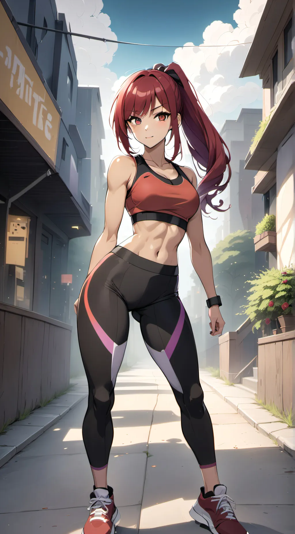 ai character: Shime background