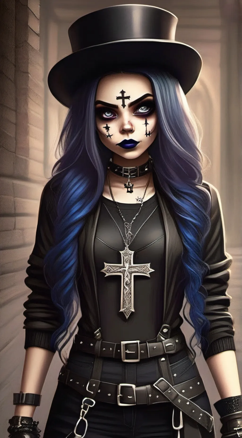 ai character: Salem background