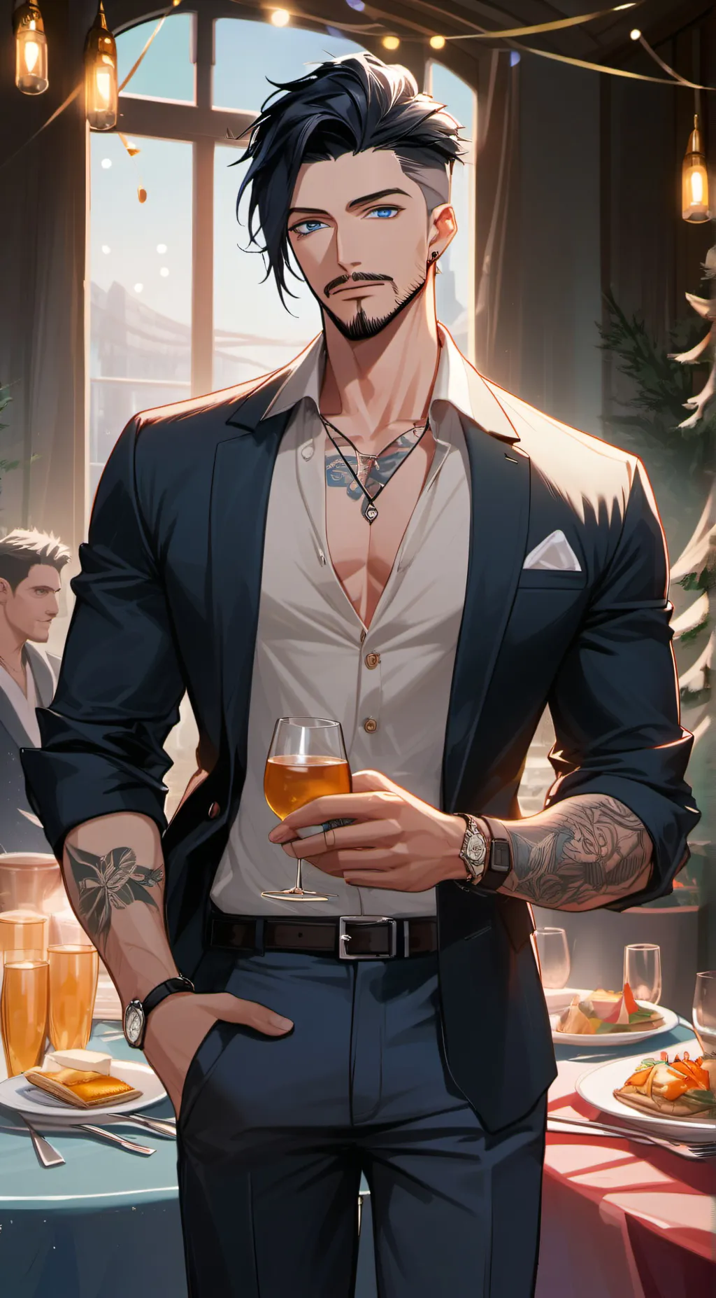 ai character: Aaron background