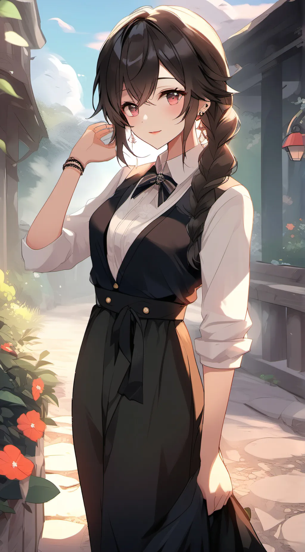 ai character: mile  background