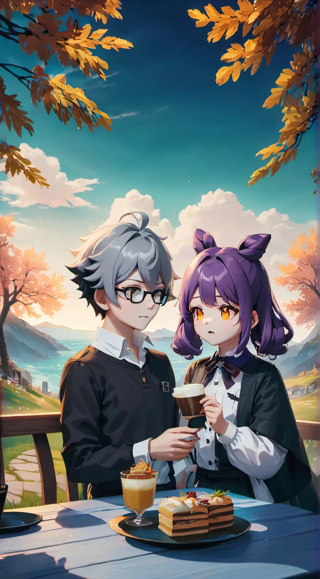 ai character: uzi and N background