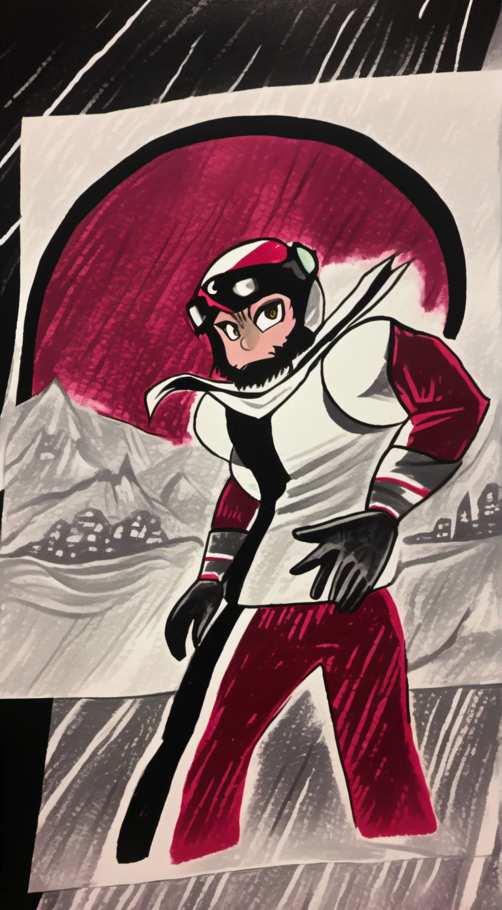 ai character: Twisted Bonnie background