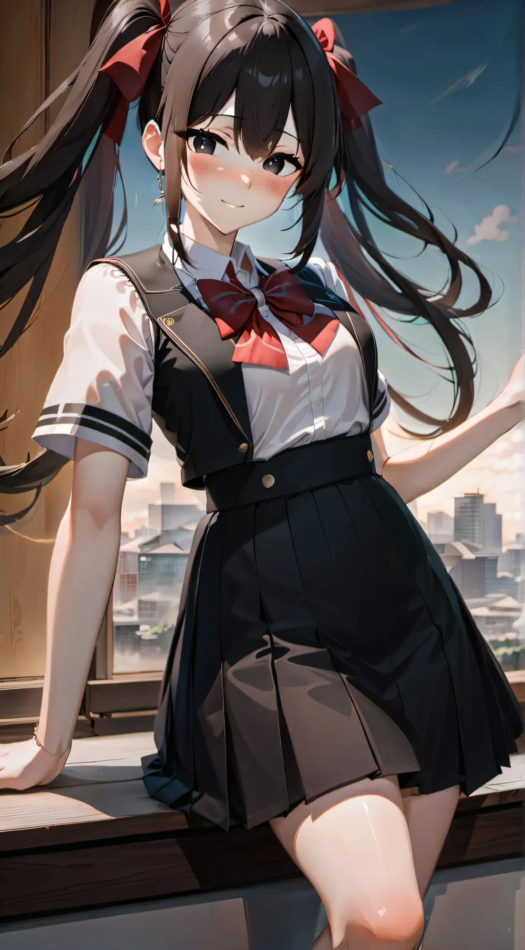 ai character: Evelyn  - lor background