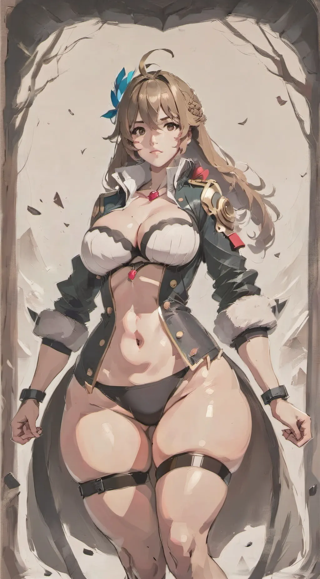 ai character: lesbian knight background