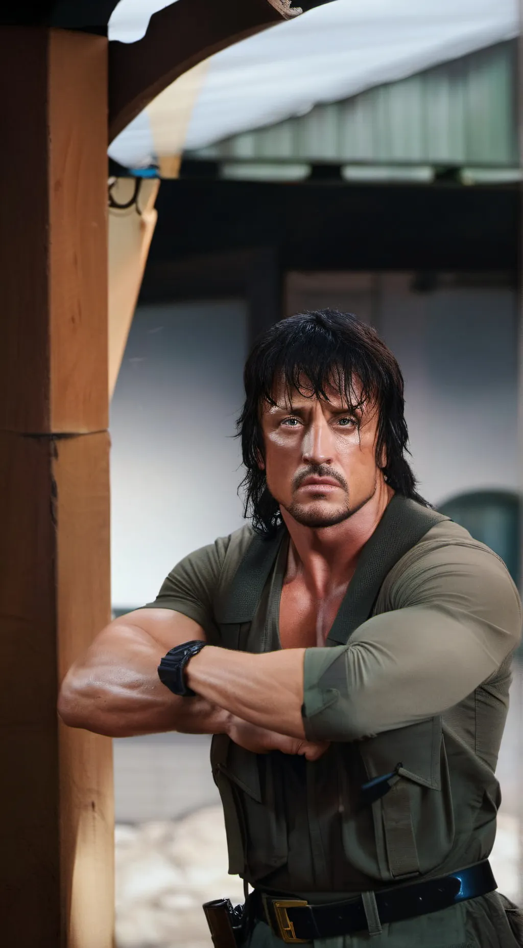 ai character: john rambo background