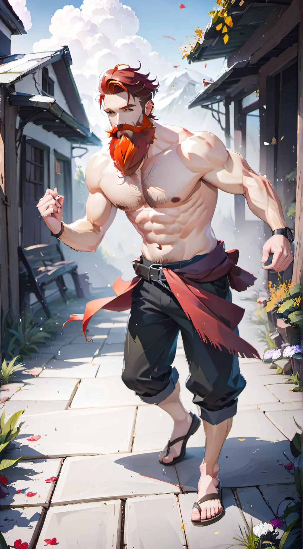 ai character: Ginger Billy background