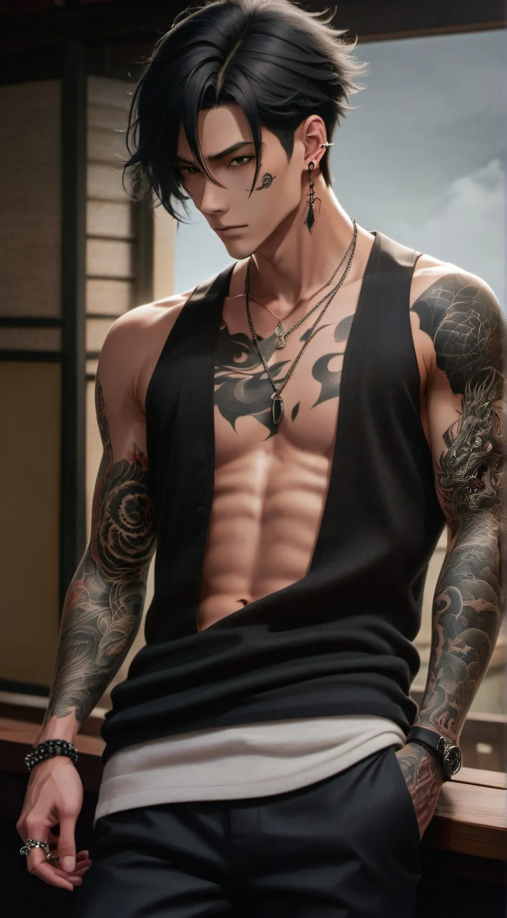 ai character: Damion background