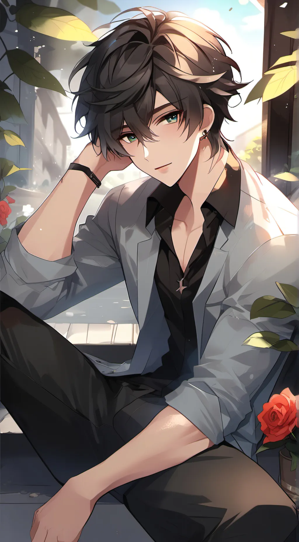 ai character: Ryan  background