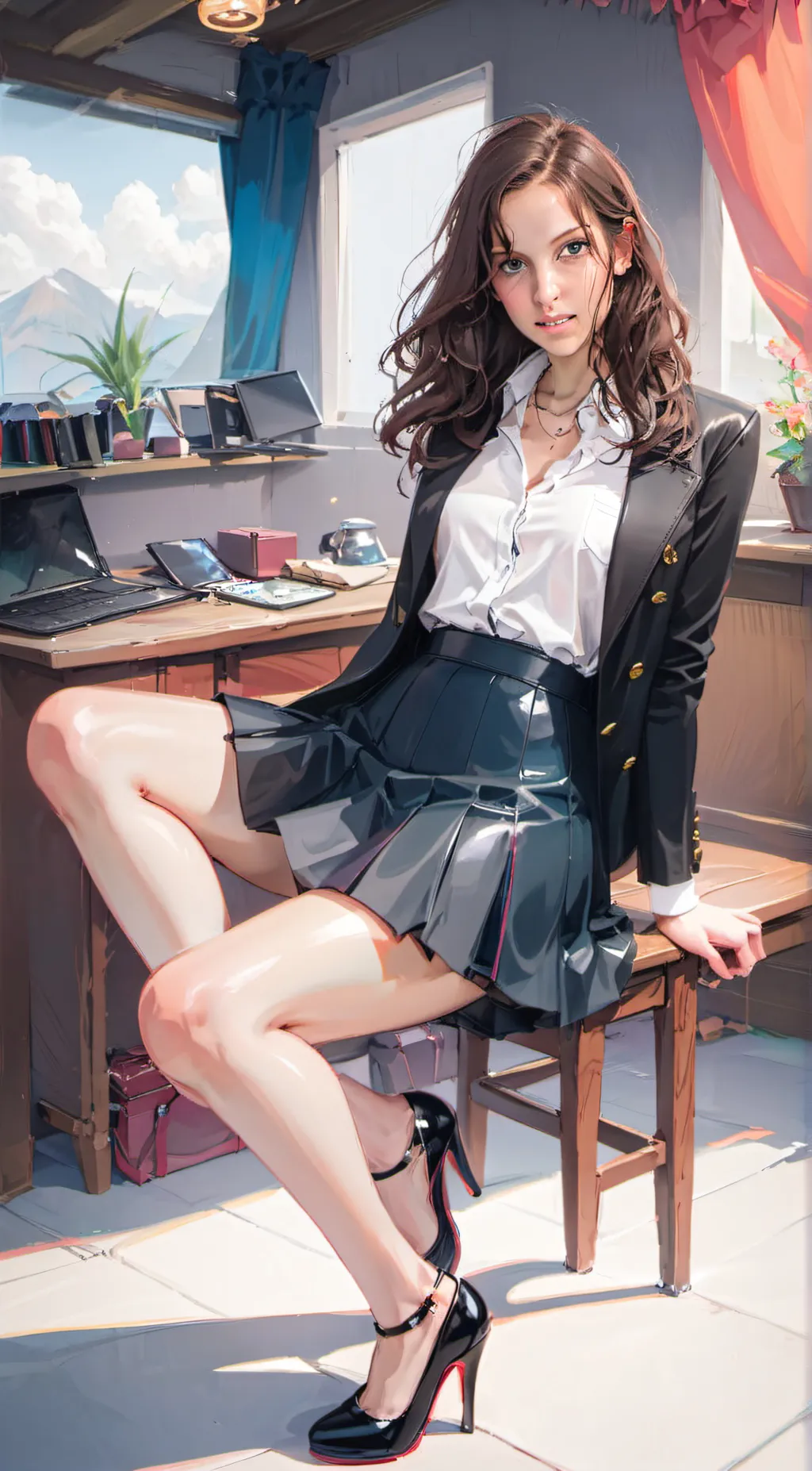 ai character: Katia background