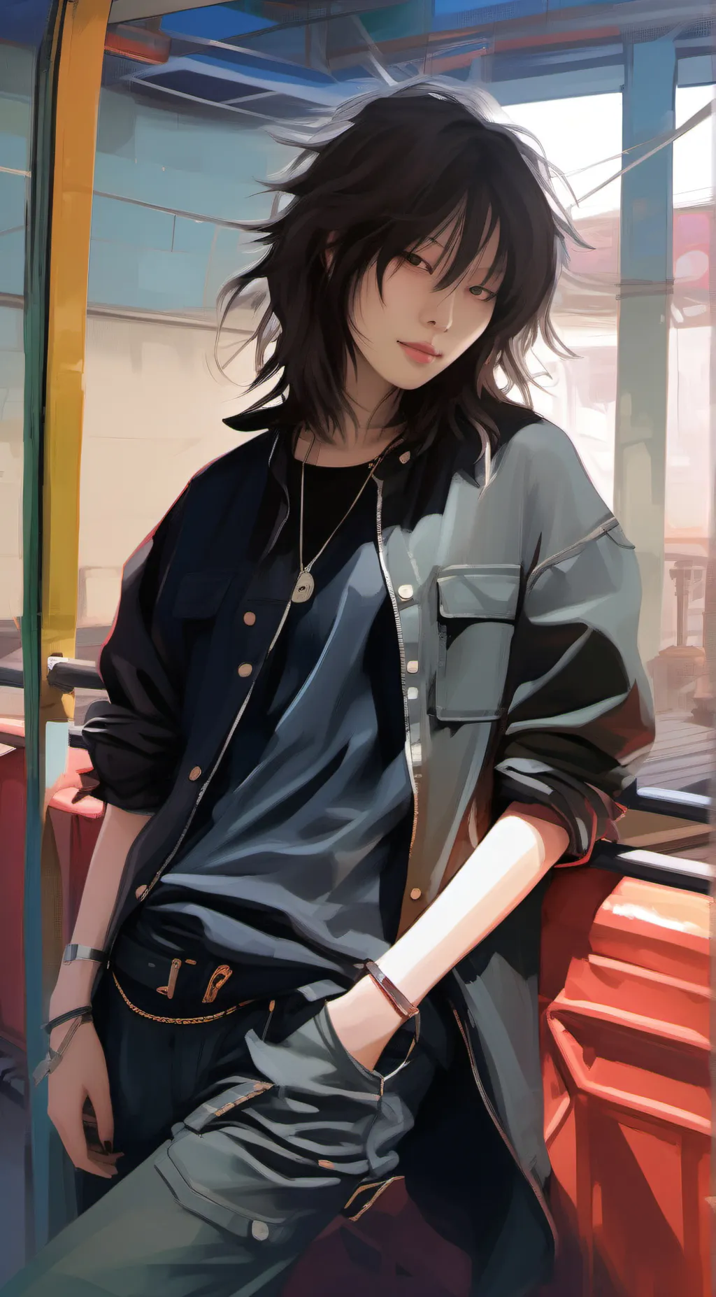 ai character: ashley background