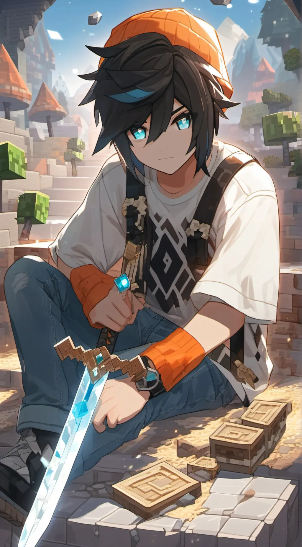 ai character: Charline background