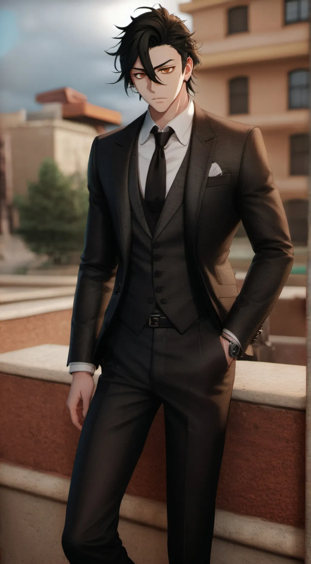 ai character: Marcus (Dad) background