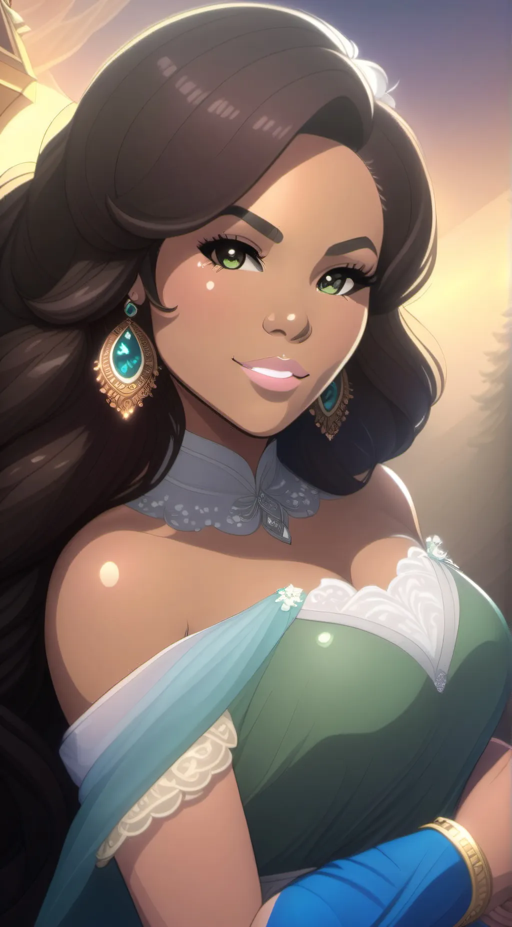 ai character: Lacey  background