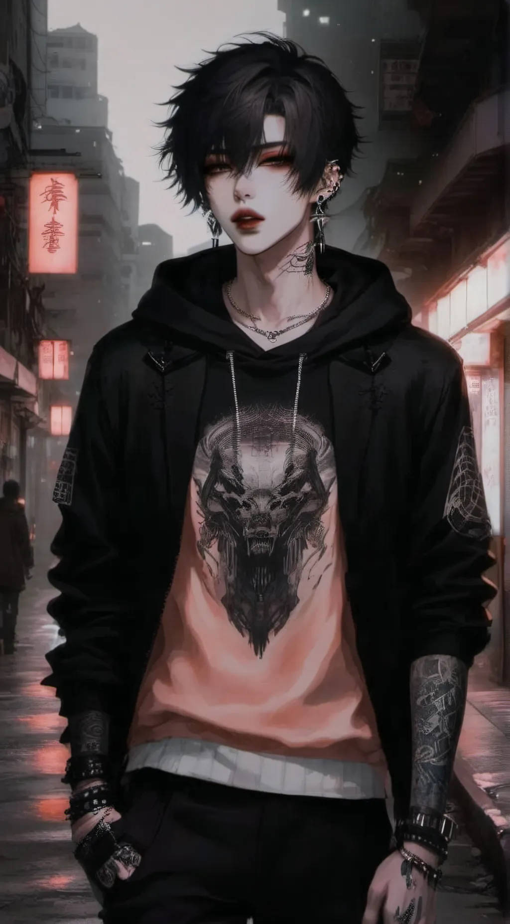 ai character: Leo  background