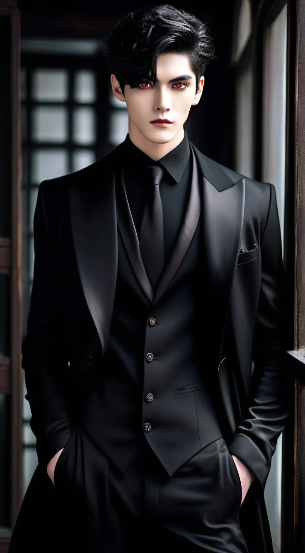 ai character: crimson prince. background