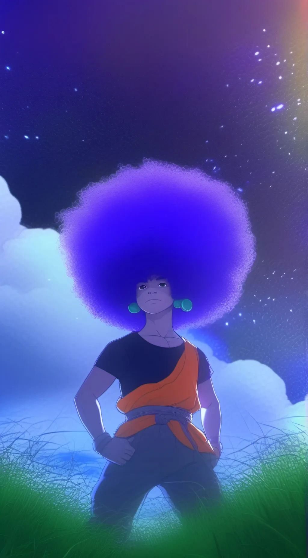 Talkie AI - Chat with Afro (Saiyan) 