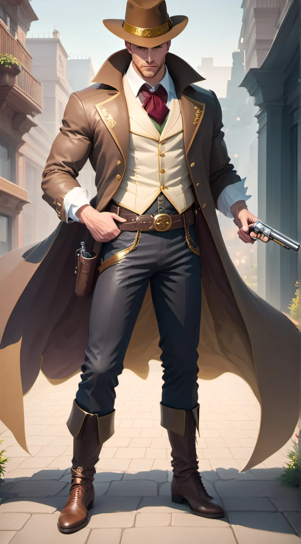 ai character: Arthur Morgan background