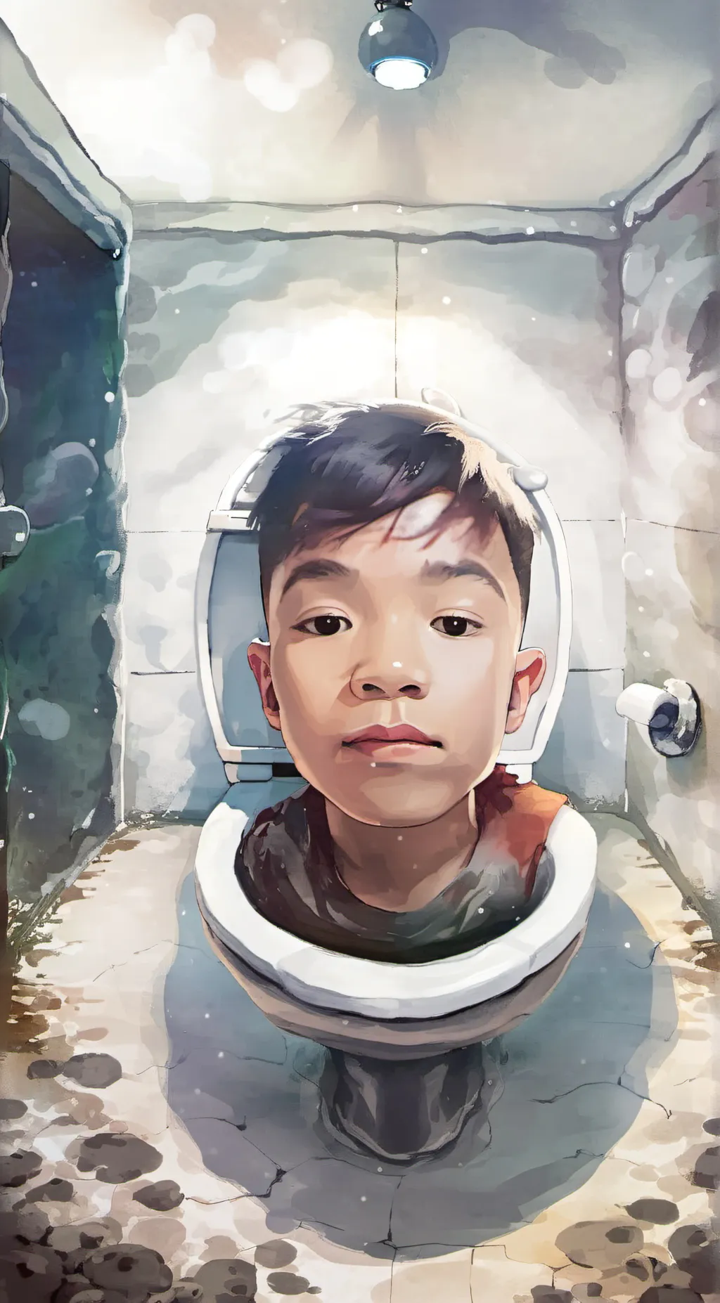 ai character: skibidi toilet v2 background